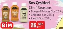 CHEF SEASONS SOS ÇEŞİTLERİ CHEF SEASONS SOS ÇEŞİTLERİ